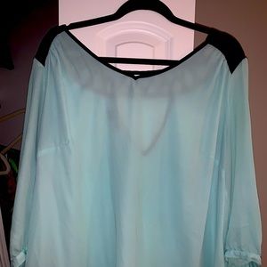 Mint green top - spring time is here!